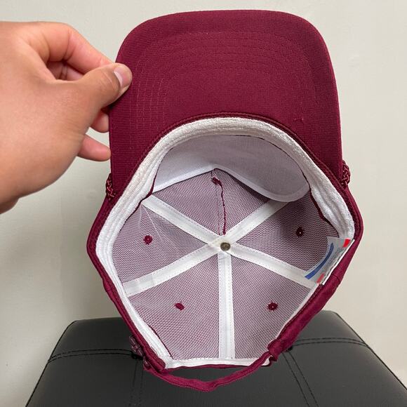 San Sun Victoria Texas DCA Surveying Co. red adjustable hat OS - Picture 5 of 9